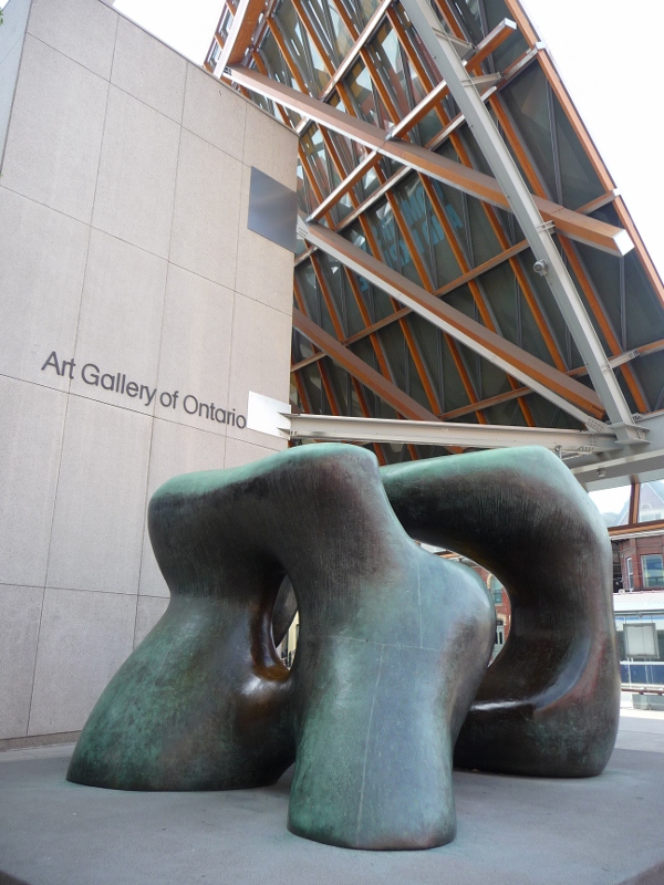 Henry Moore sculputre at the AGO
