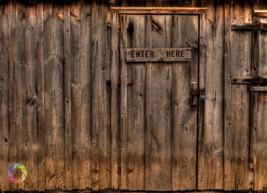 Sheppard's Bush Cabin Door